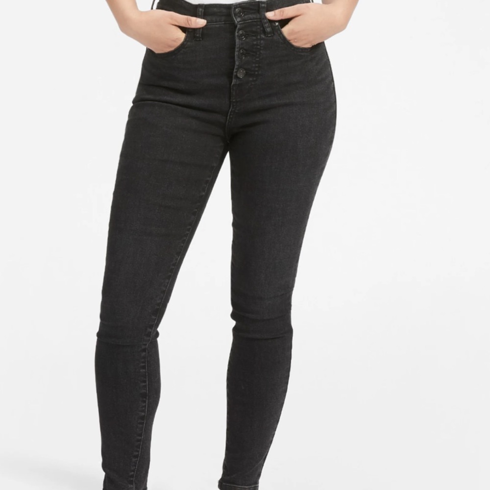 The Authentic Stretch High-Rise Skinny Button Fly